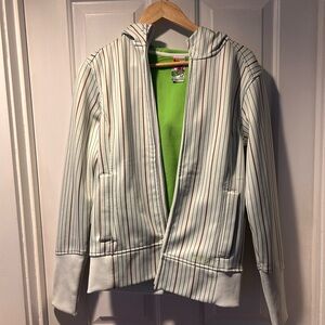 Burton Green and Black Striped Hoodie